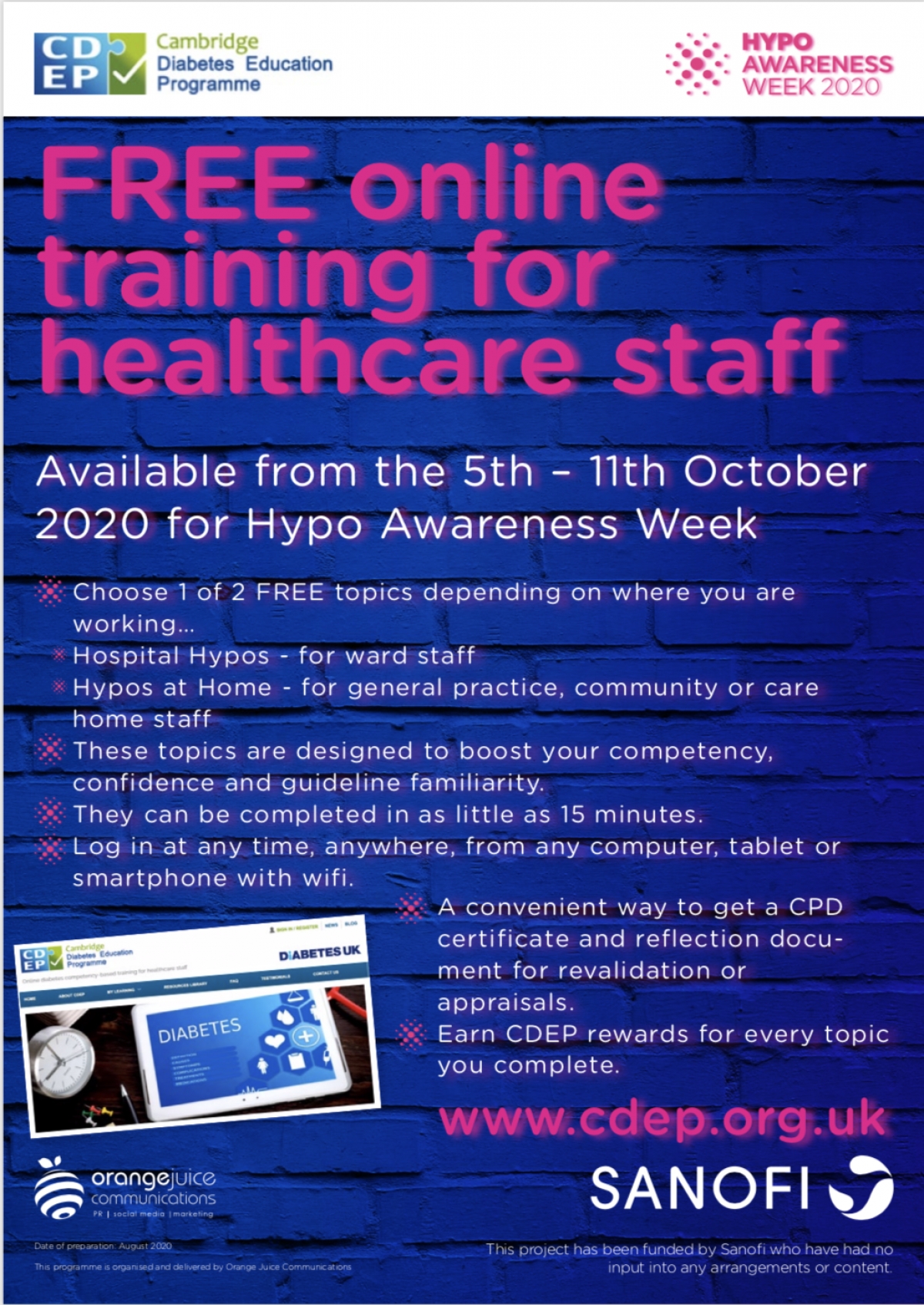 Hypo Awareness Week 2020: 5th - 11th October